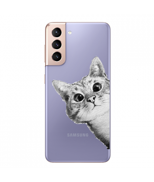 Husa Samsung Galaxy S21, Silicon Premium, KITTY
